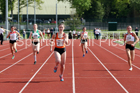 Womens under-17s 300 metres, 2019 North Eastern Track and Field Champs., Middlesbrough. Photo:  David T. Hewitson/Sports for All Pics